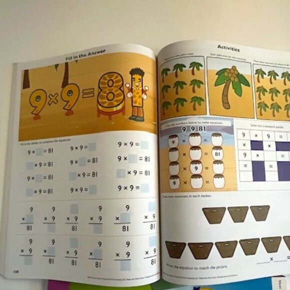 *NEW Meet the Math Facts Multiplication Workbook and Flashcards - Picture 5 of 10